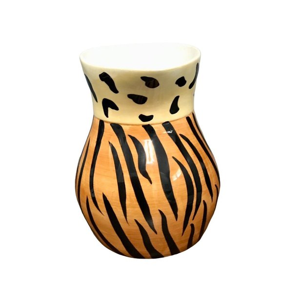 Seymour Mann Ceramic Safari Pitcher, Tiger Design signed - Picture 2 of 6